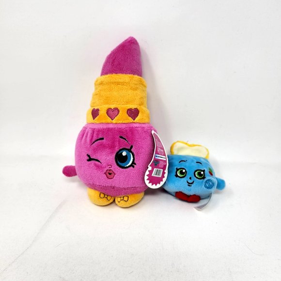 Shopkins Lippy Lips Pink Lipstick 9” Plush Toy Moose Enterprises NWT Toaster - Picture 12 of 16